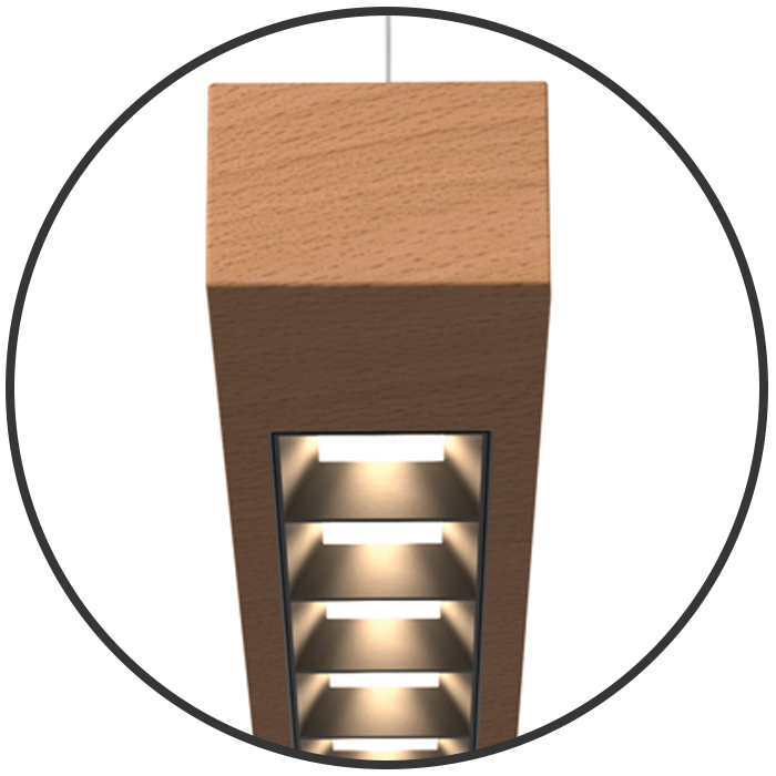 Luminaria Wood-C1
