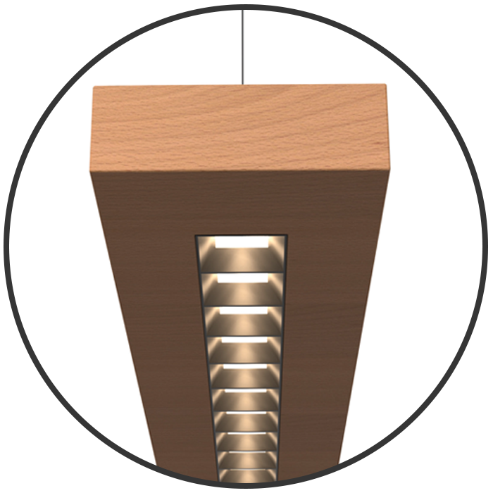 Luminaria Wood-M