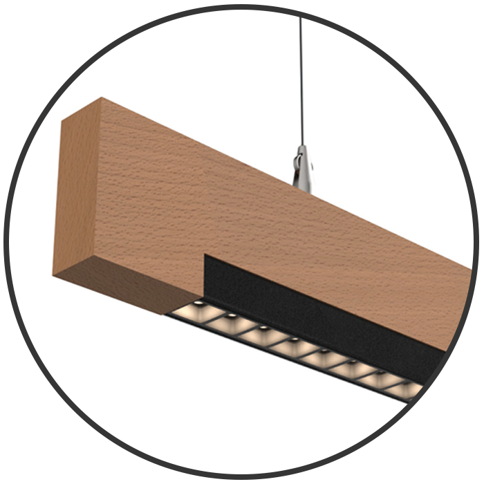 Luminaria Wood-R